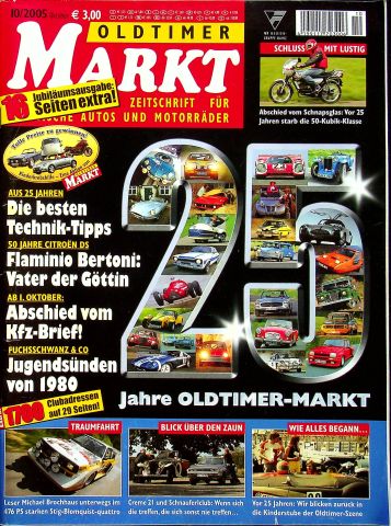 Deckblatt Oldtimer Markt (10/2005)